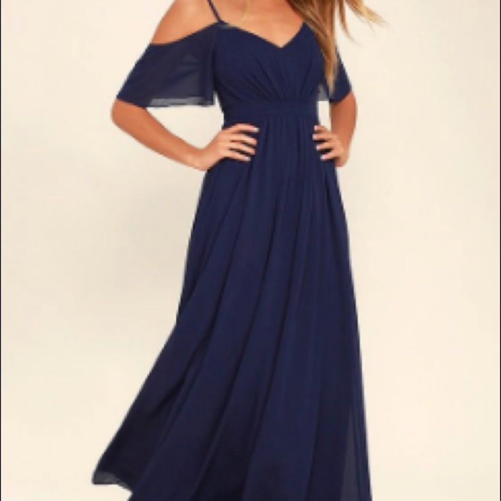 Lulu’s Navy Maxi Dress